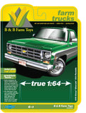 1/64 B&B Farm Toys Chevy 1978 K10 Feetside, Green